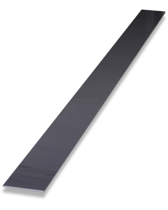 Egg slide strip 3x57x1300 PVC gray